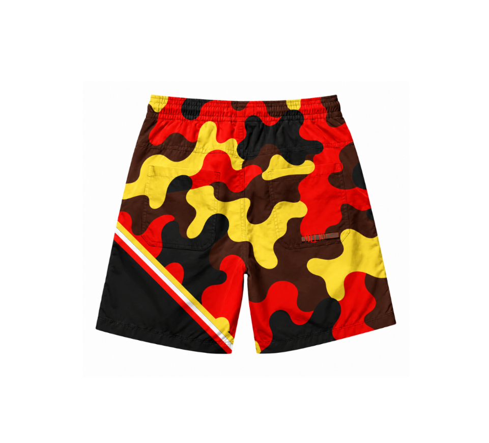 Max Motion "Fire Camo" Shorts