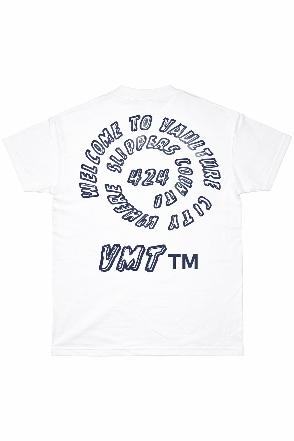 Big Vmt Logo With Swirl Graphic Tee