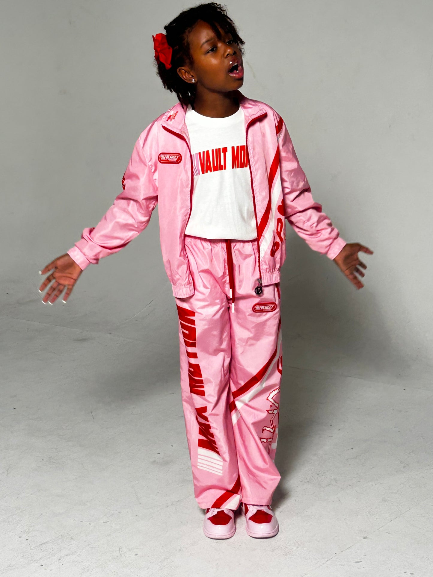Kids Pink Tracksuit