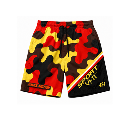 Max Motion "Fire Camo" Shorts