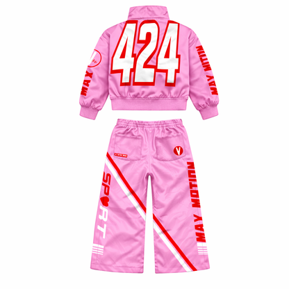 Kids Pink Tracksuit