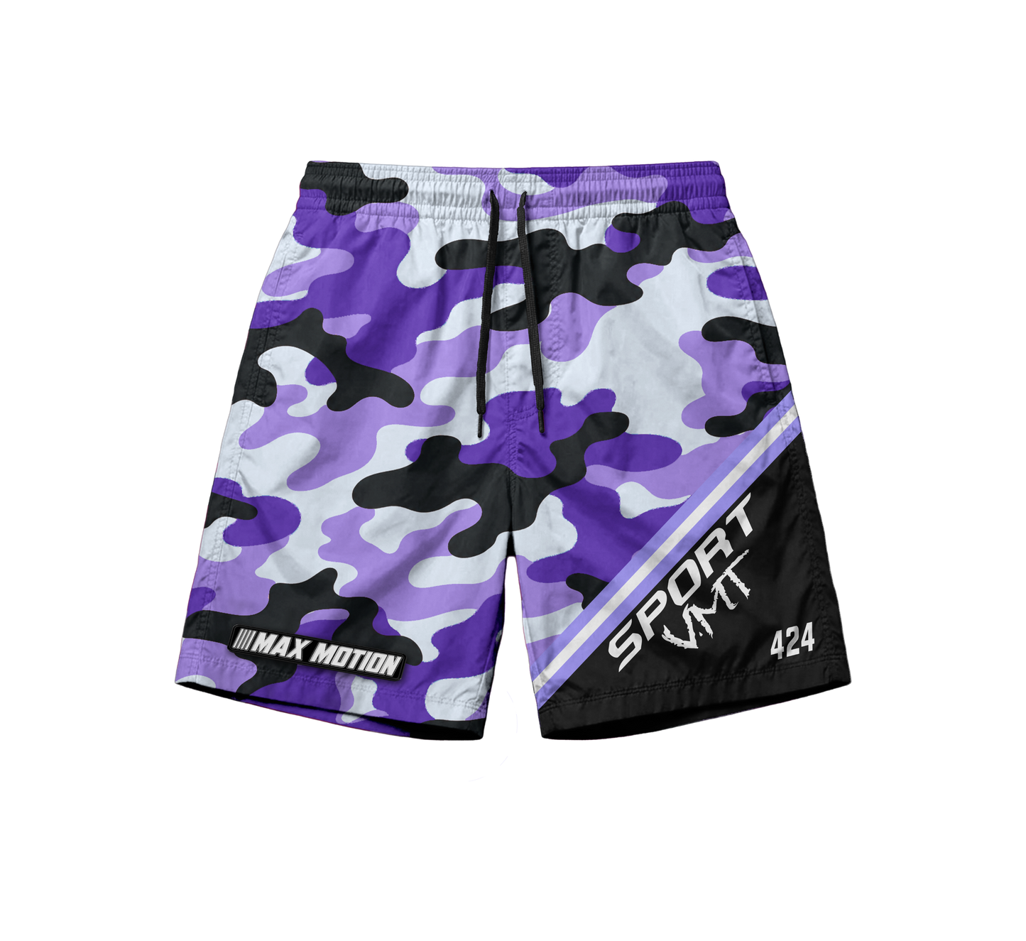 Max Motion Purple Camo Shorts
