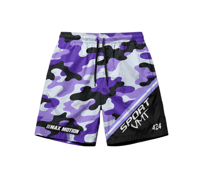 Max Motion Purple Camo Shorts