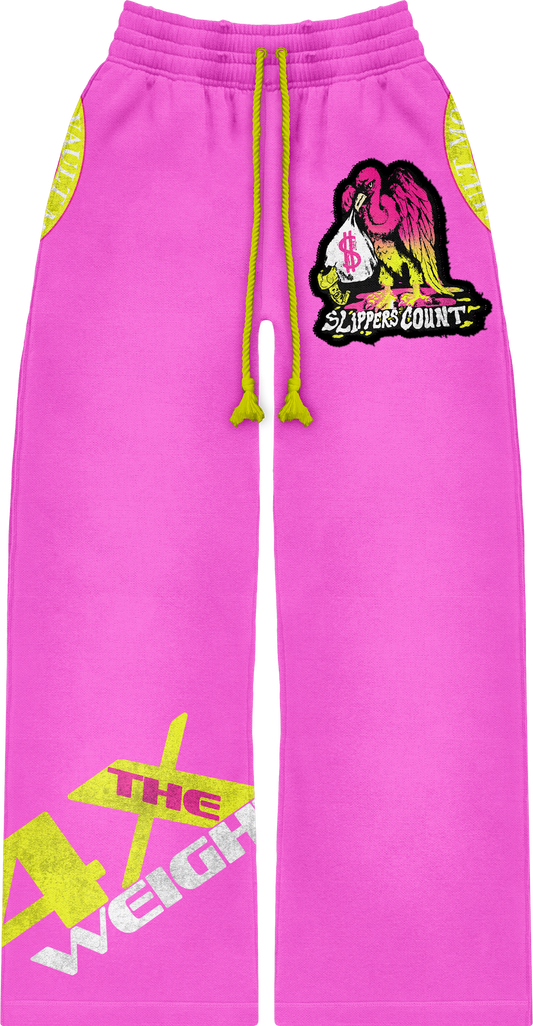 PINK LEMONADE EDITION #NMFS Stacked Pants