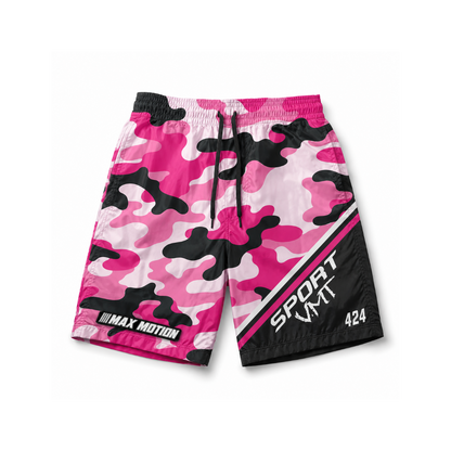 Max Motion Pink Camo Shorts