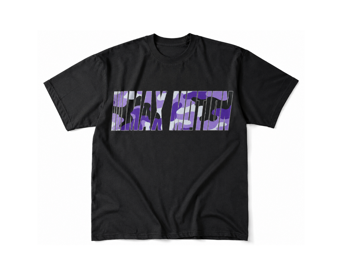 Max Motion – Purple Camo Tee